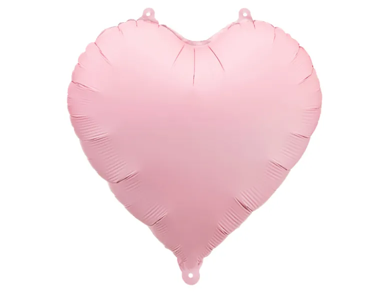 Folie Ballon Hjerte, 45 cm, Pink