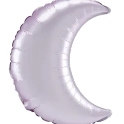 Folie Ballon - Pastel Lyserød Satin Halvmåne, 66cm