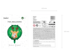 Folie Ballon Reindeer, 45 cm, Mix
