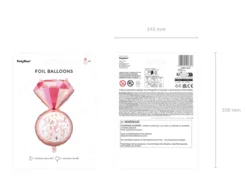 Folie Ballon Ring, 41 X 72 cm, Mix
