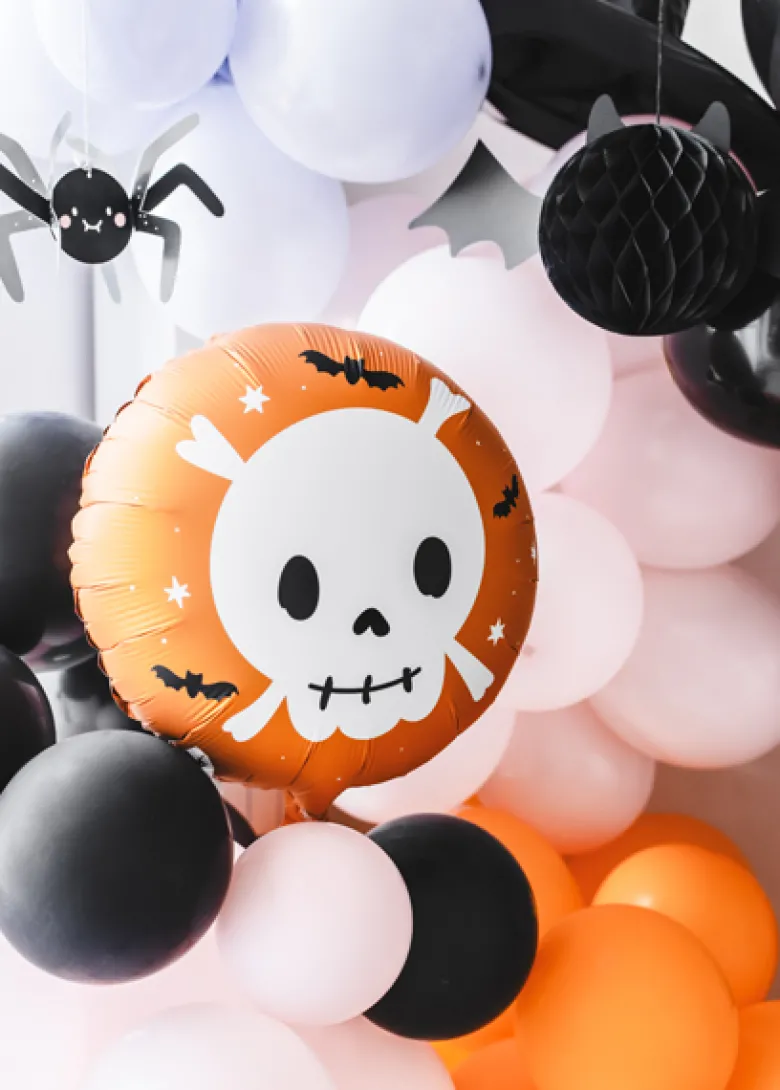 Folie Ballon Skull, 45 cm, Mix