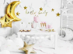 Folie Ballon Stjerne, 48 cm, Guld
