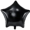 Folie Ballon Stjerne, 48 cm, Sort