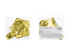 Folie Ballon Stjerner, 12 cm, Guld (25 Stk.)