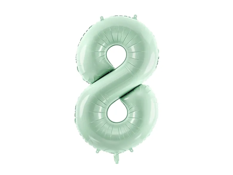 Folie Ballon Tal ''8'', 72 cm, Grøn