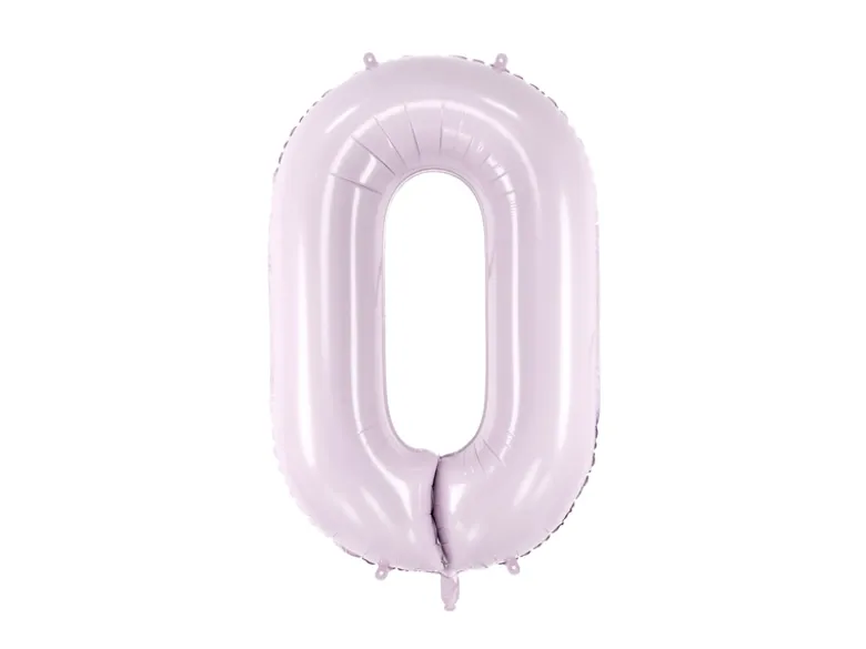 Folie Ballon Tal ''0'', 72 cm, Lilla