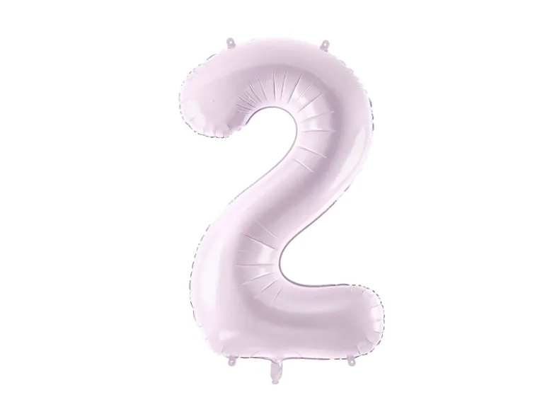 Folie Ballon Tal ''2'', 72 cm, Lilla