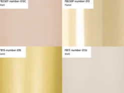 Folie Ballon Tal ''4'', 72 cm, Mørk Beige