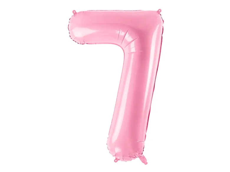Folie Ballon Tal ''7'', 86 cm, Pink