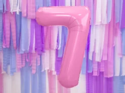 Folie Ballon Tal ''7'', 86 cm, Pink