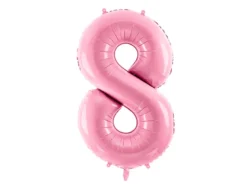 Folie Ballon Tal ''8'', 86 cm, Pink