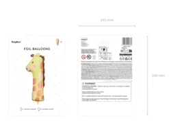 Folie Ballon Tal 1 - Giraffe, 48 X 96 cm, Mix