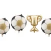 Folie Ballon Til Guirlande Trophy Med Balls, 33 X 33 cm Og 34 cm, Mix (4 Stk.)