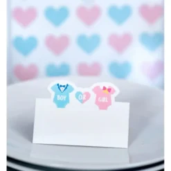 Gender Reveal Bordkort - Boy or Girl?