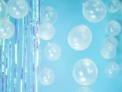 Gennemsigtig Crystal Latexballon, 12 cm