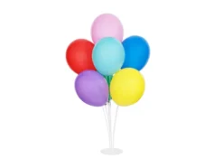 Gennemsigtigt Ballonstativ m/7 stk. Pinde, 70 cm