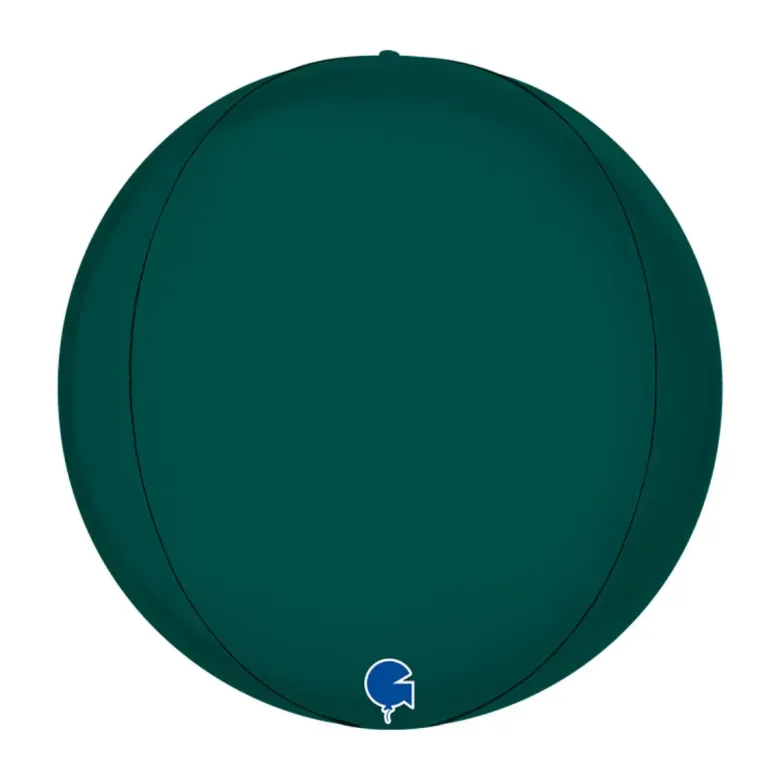 Globeballon Grøn "Emerald", 38 cm