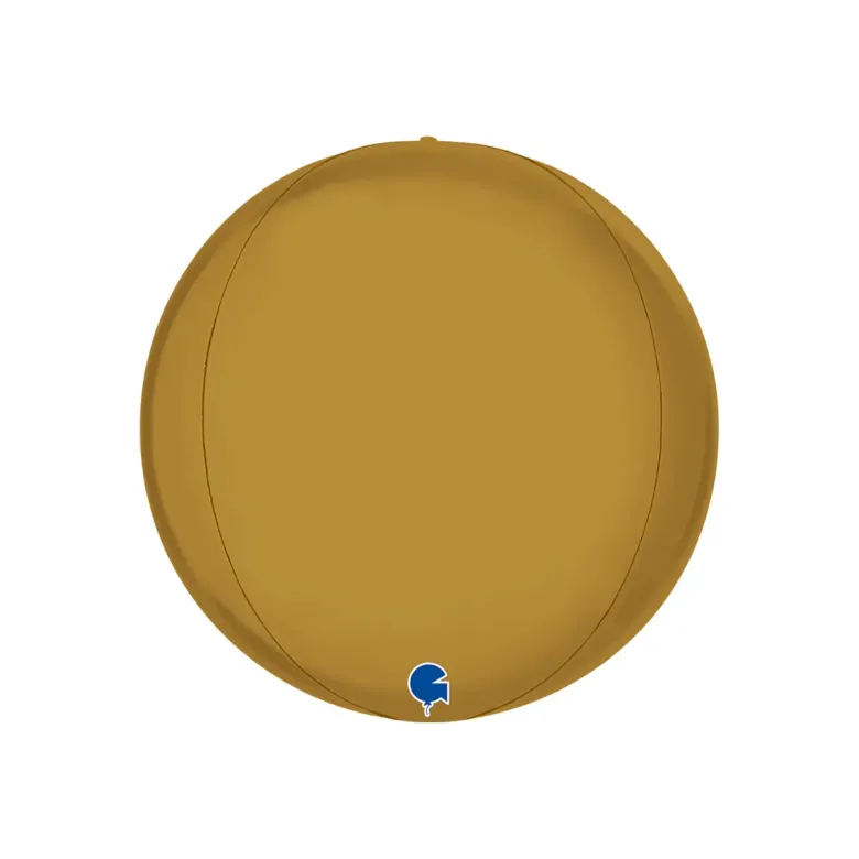 Globeballon Guld Satin, 29 cm