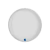 Globeballon Hvid Satin, 29 cm
