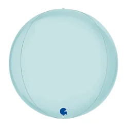 Globeballon Lyseblå, 38 cm