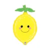 Grabo Gul Citron Folieballon, 39 x 67 cm