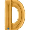 Grabo Guld Bogstav Ballon 66 cm, D