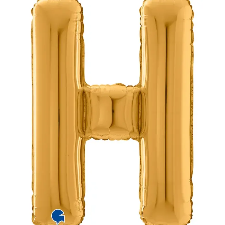 Grabo Guld Bogstav Ballon 66 cm, H