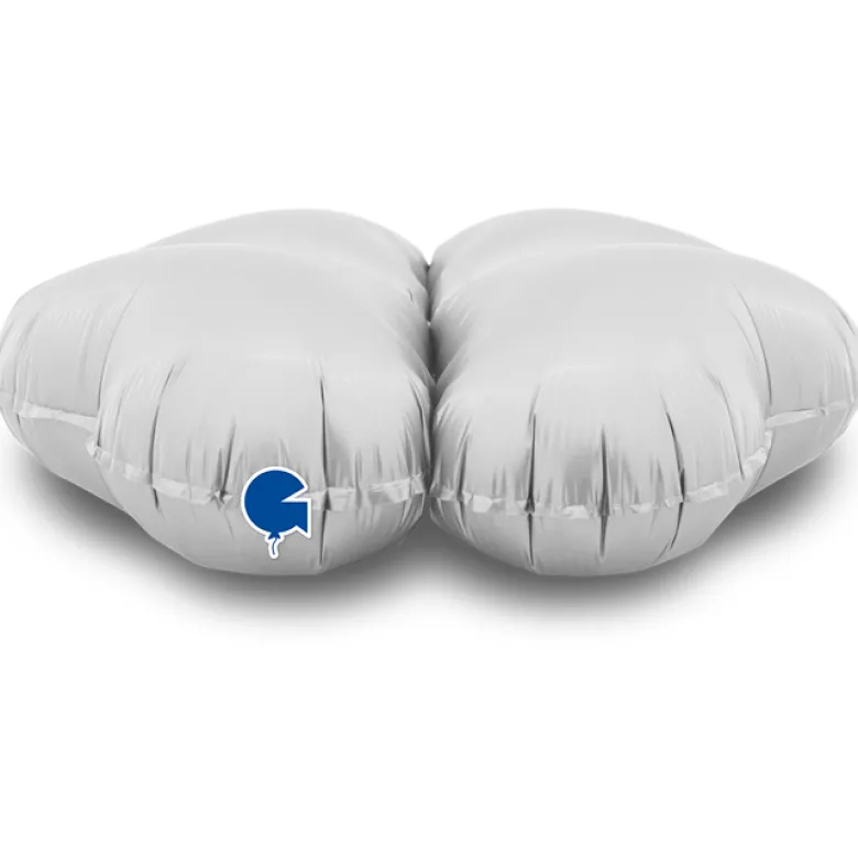 Grabo Hjerte Ballonfod 40 cm, Satin White