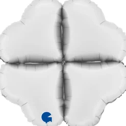 Grabo Hjerte Ballonfod 40 cm, Satin White