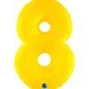 Grabo Jumbo Yellow Shine Tal Folieballon, 8
