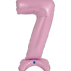 Grabo Lyserødt "7" Tal til Luft, 64 cm