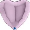 Grabo Metallisk Lavendel Hjerte Folieballon 45 cm