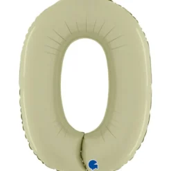 Grabo Mid-Size Satin Oliven Tal Folieballon, 0