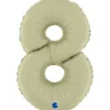 Grabo Mid-Size Satin Oliven Tal Folieballon, 8