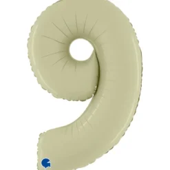 Grabo Mid-Size Satin Oliven Tal Folieballon, 9
