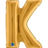 Grabo Mini Guld Bogstav Ballon 35 cm, K