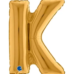 Grabo Mini Guld Bogstav Ballon 35 cm, K