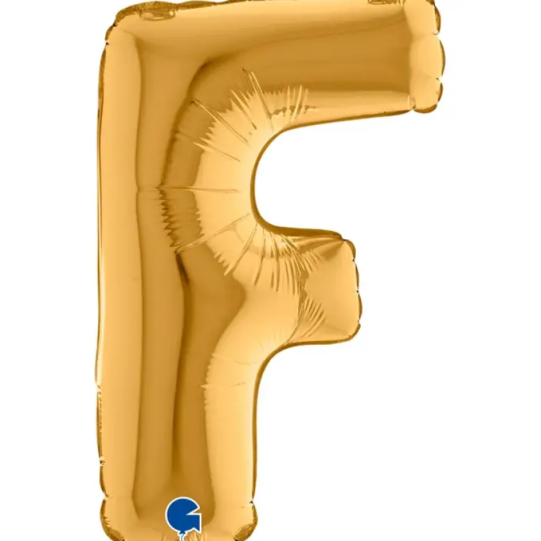 Grabo Mini Guld Bogstav Ballon 35 cm, F