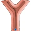 Grabo Mini Rosegold Bogstav 35 cm, Y