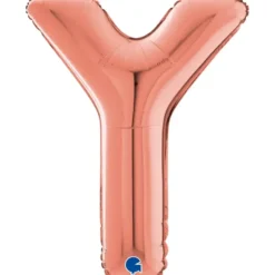 Grabo Rosegold Bogstav Ballon 66 cm, Y