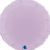 Grabo Rund Folieballon 45 cm, Matte Lilac