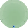 Grabo Rund Folieballon 45 cm, Matte Green