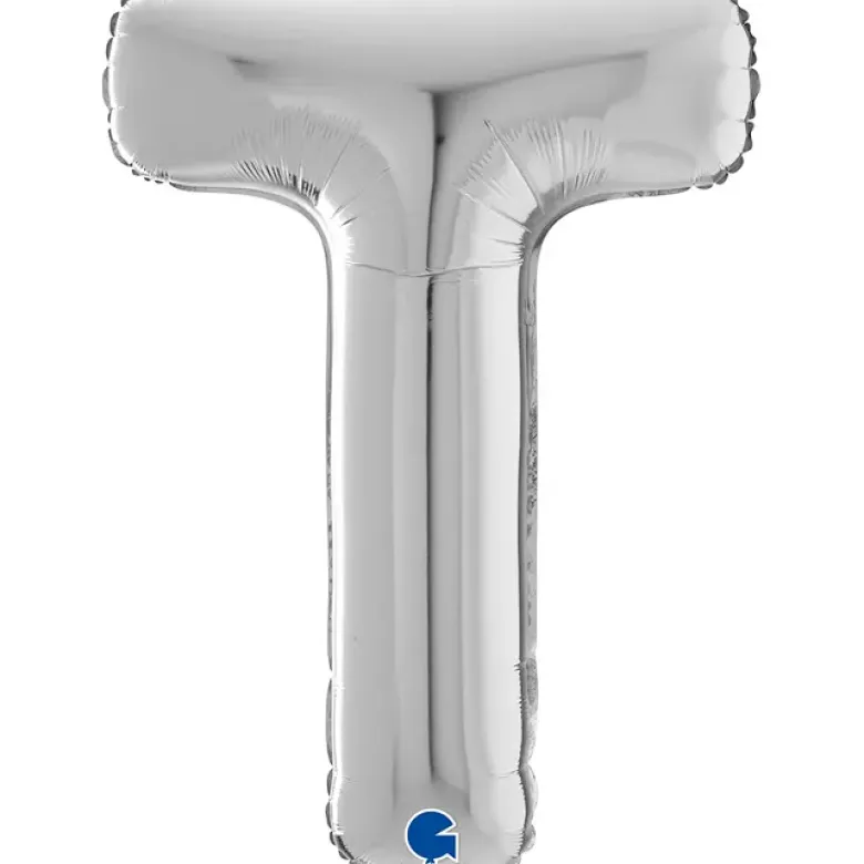 Grabo Sølv Bogstav Ballon 66 cm, T