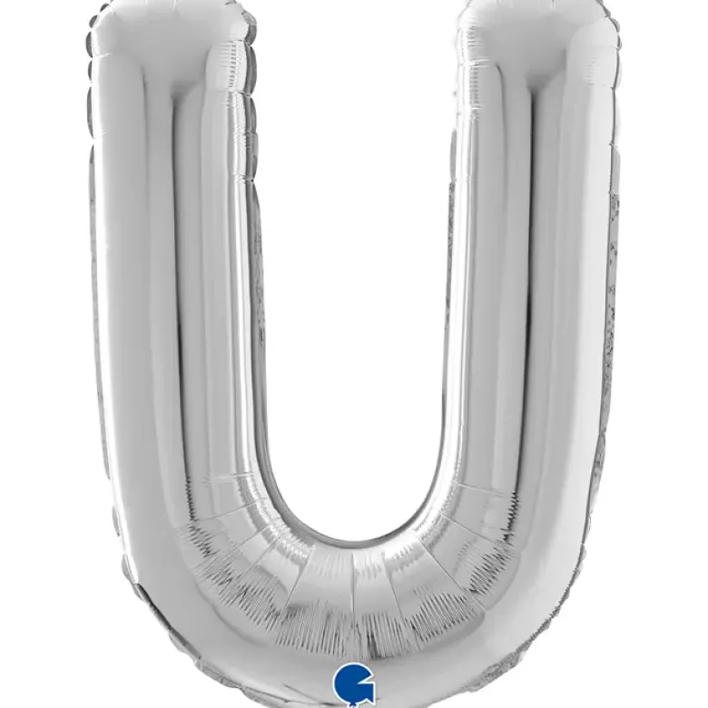 Grabo Sølv Bogstav Ballon 66 cm, U