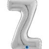 Grabo Sølv Bogstav Ballon 66 cm, Z