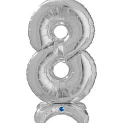 Grabo Sølv "8" Standup Tal til Luft, 64 cm