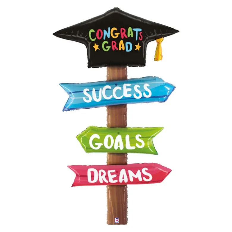 Grabo Special "Grad Signs" Graduering Folieballon, 81 x 165 cm