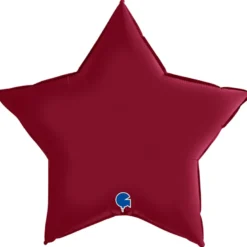 Grabo Stjerne Folieballon 46 cm, Satin Cherry