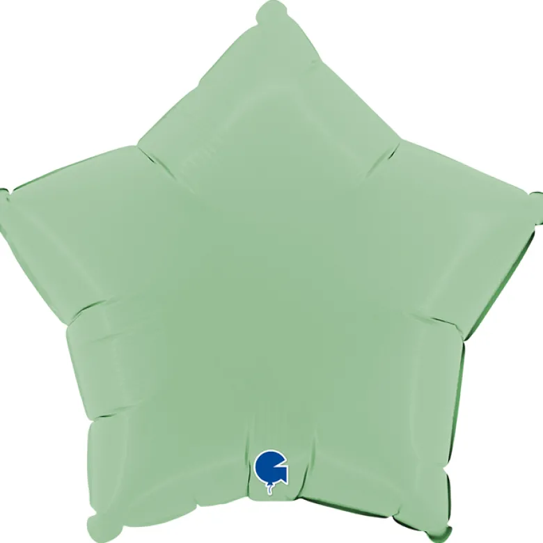Grabo Stjerne Folieballon 46 cm, Matte Green