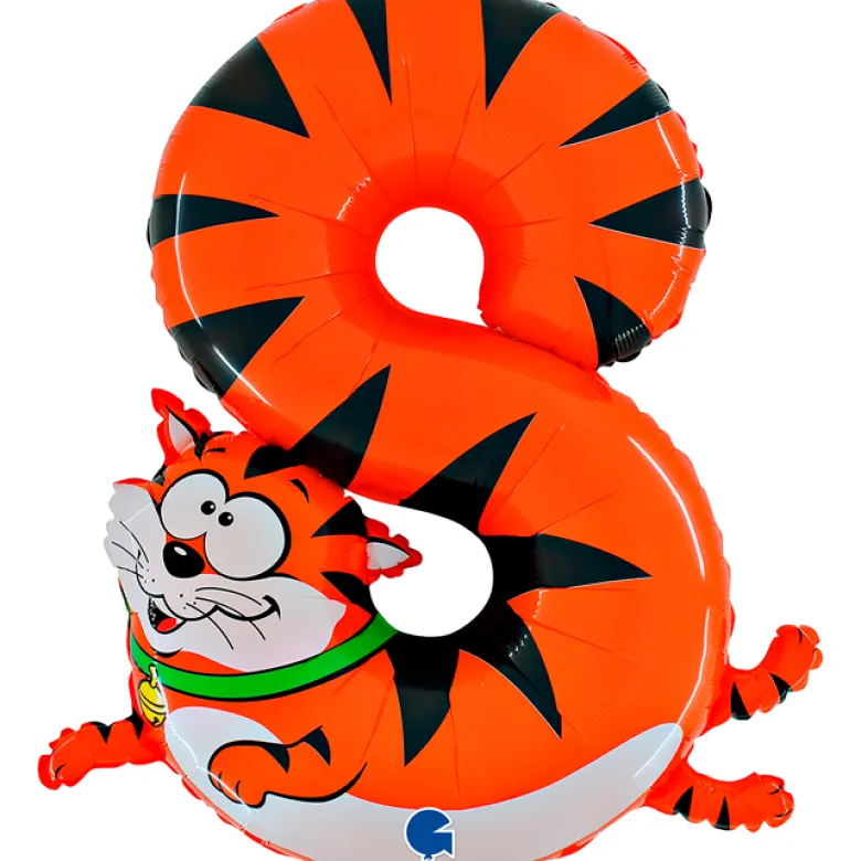 Grabo Stor Animaloons Tal Folieballon, Kat #8